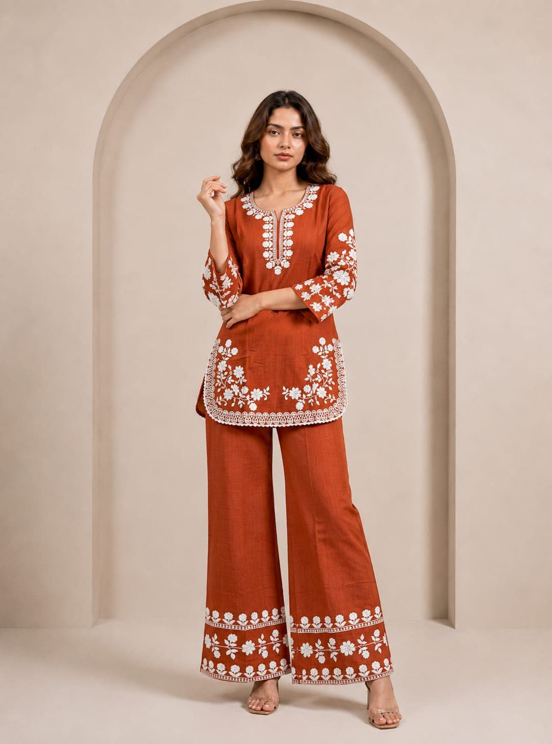 Terracotta Bloom Co-ord Set
